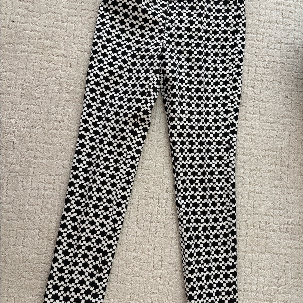 Banana Republic Monochrome Patterned Trousers